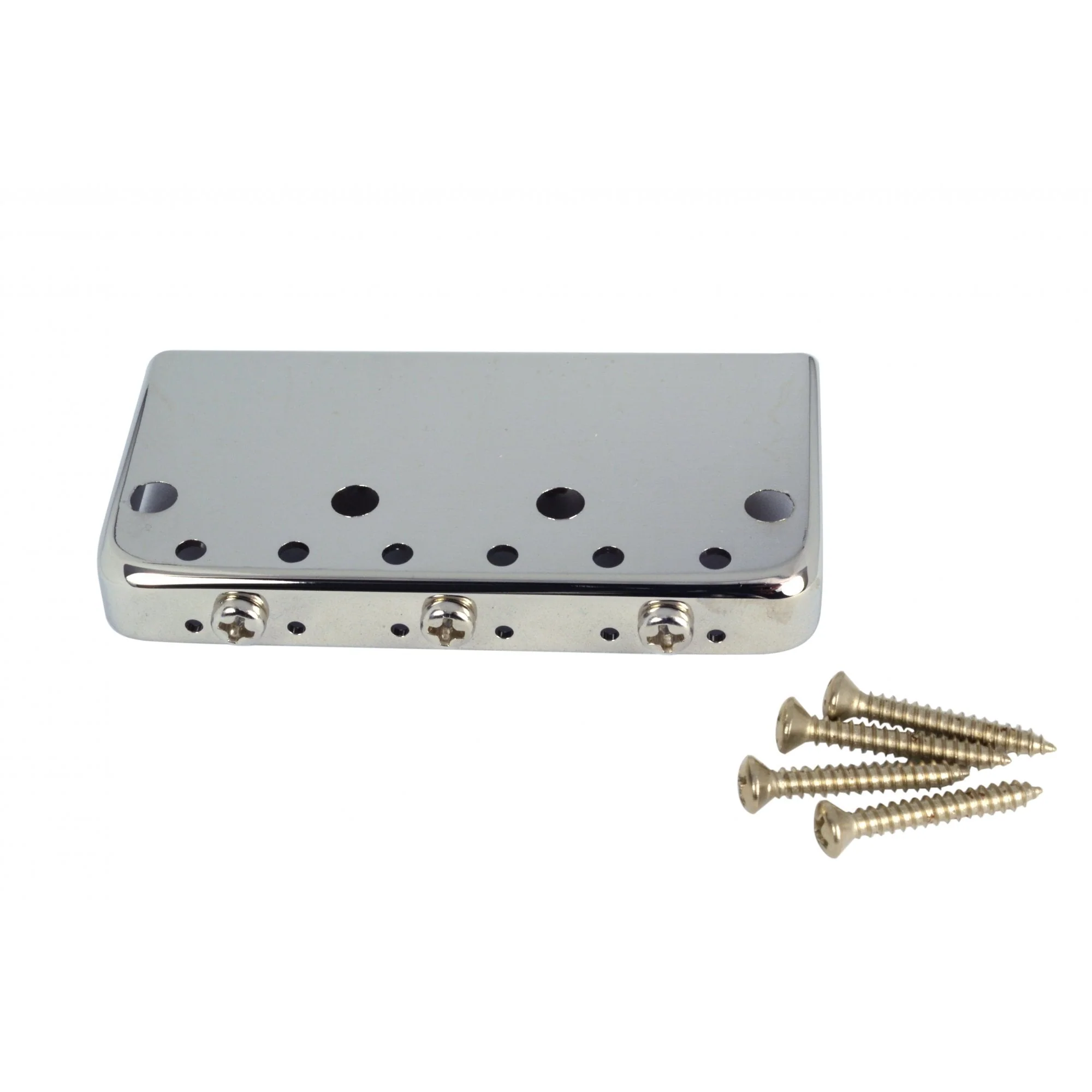 1/2 Size Steel Bridge For Telecaster (brass saddles only, no pickup housing) - Image 5