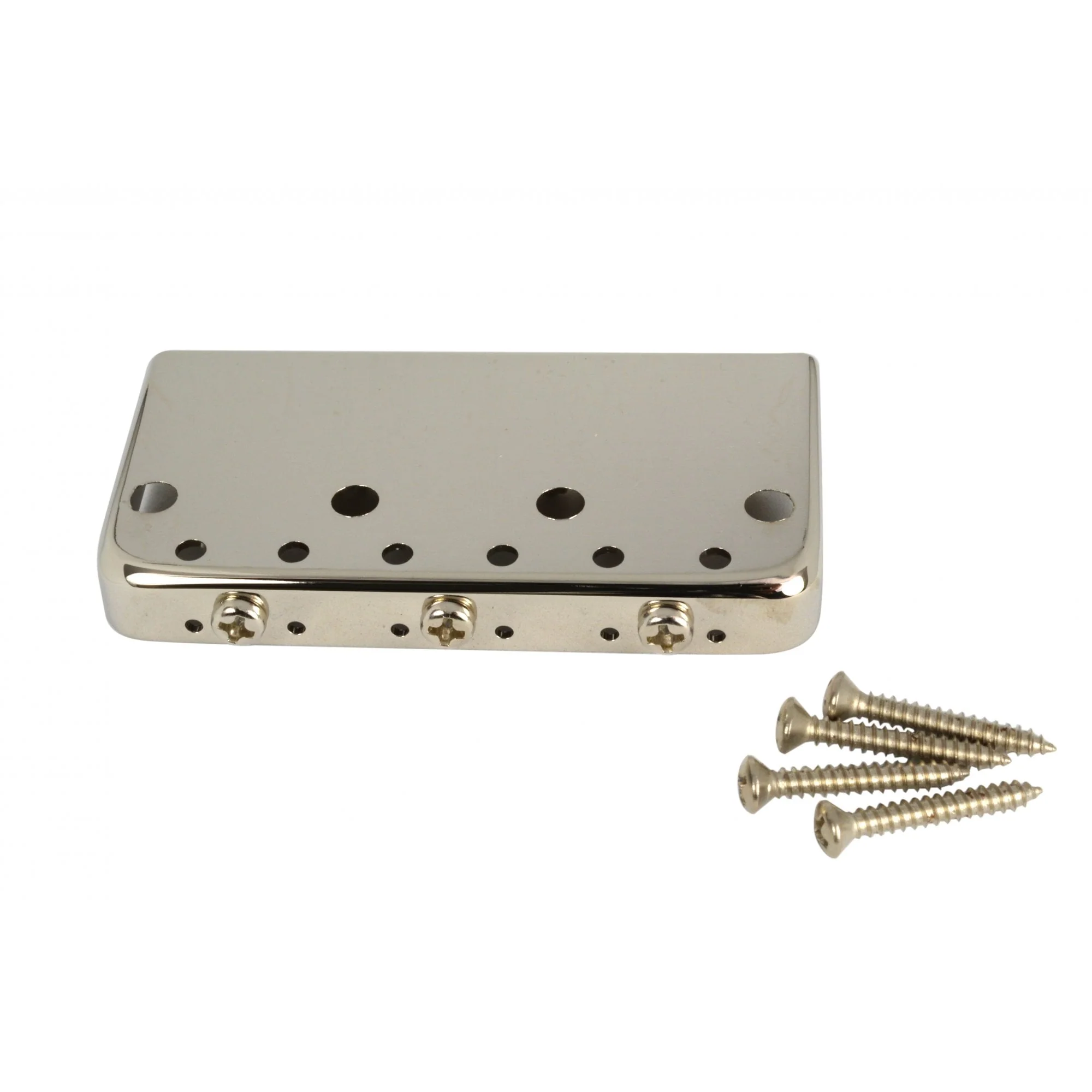 1/2 Size Steel Bridge For Telecaster (brass saddles only, no pickup housing) - Image 6