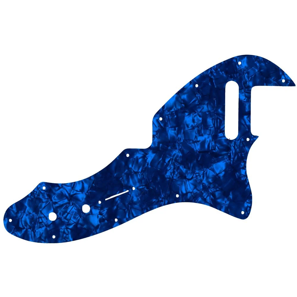 1969 Tele Thinline - Dark Blue Pearl Black/White/Black Lamination - Image 3