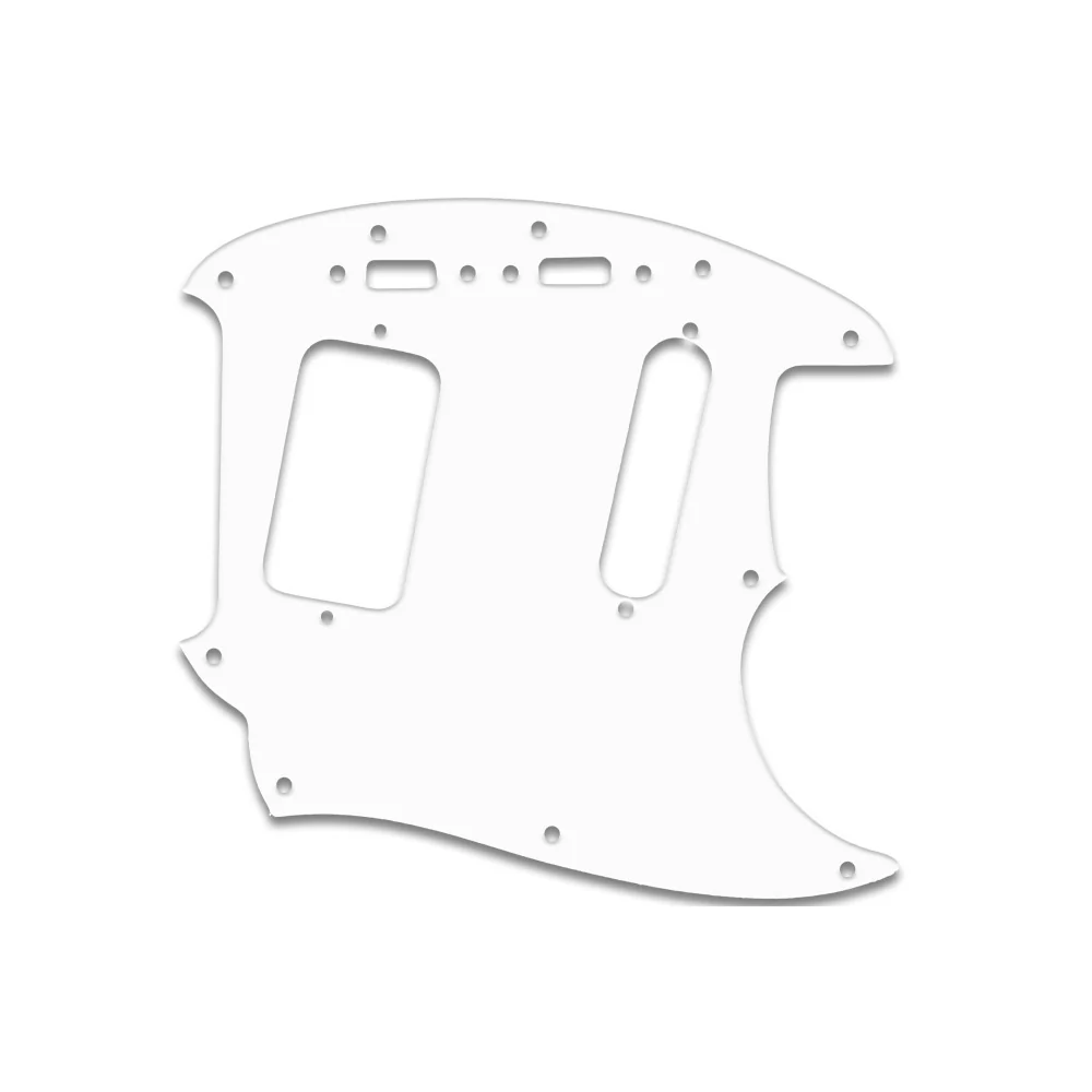 1990's Jagstang - Solid Shiny White .090" / 2.29mm thick, with bevelled edge