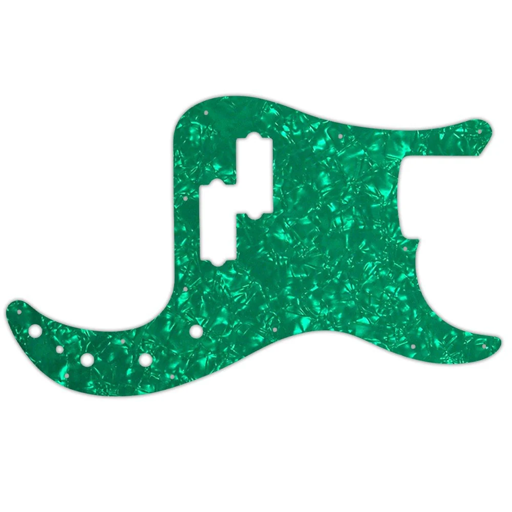 Made In Mexico Deluxe Active Special and Player Plus Active Precision Bass - Green Pearl W/B/W Lamination