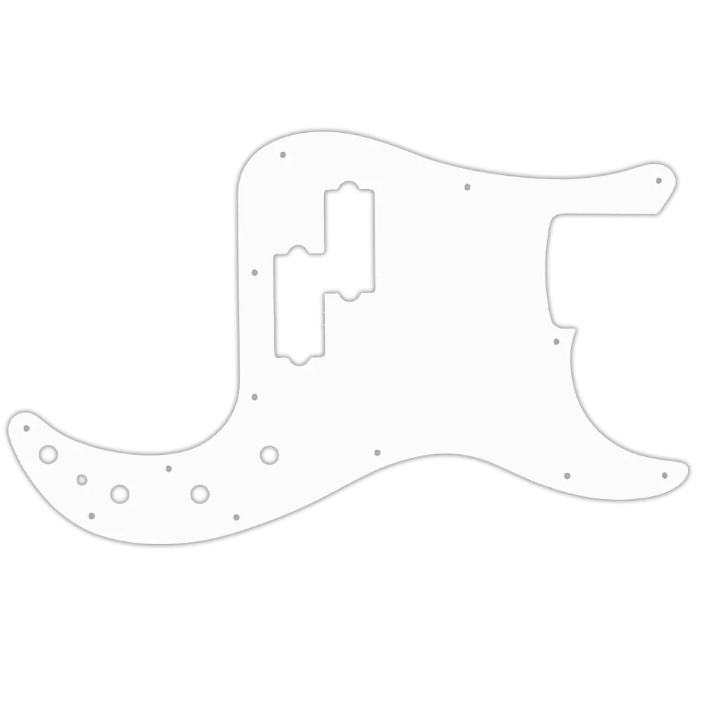 Made In Mexico Deluxe Active Special and Player Plus Active Precision Bass - White Black White