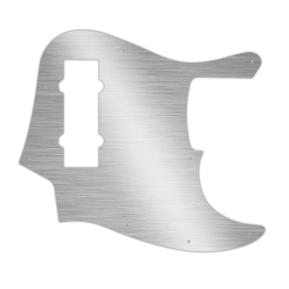 2014 Made In China 5 String Modern Player Jazz Bass V Satin - Brushed Silver (Simulated)