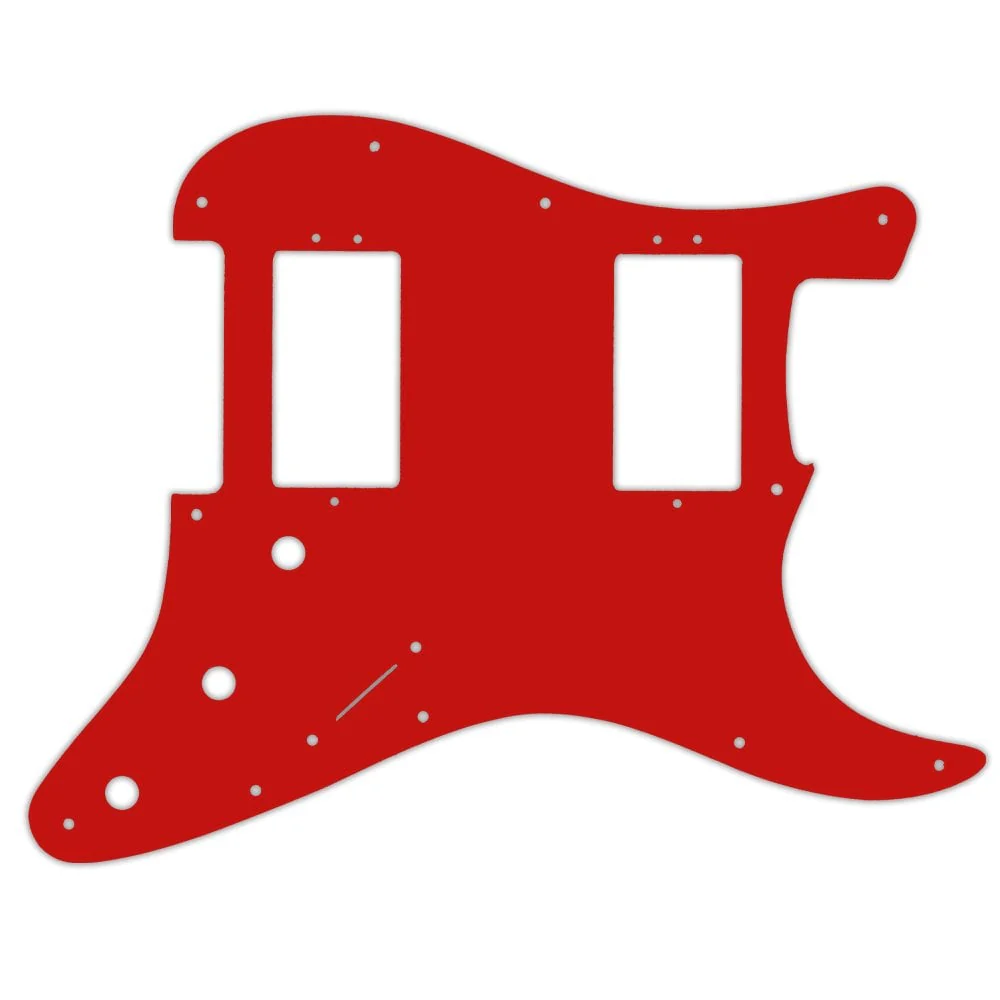 2016 American Professional Stratocaster HH With Covered Shawbuckers - Red Black Red