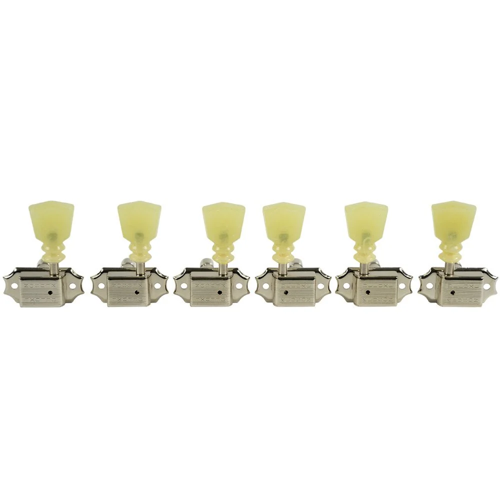 3+3 Double Ring Button - Locking Tuner- Double Line - Image 3