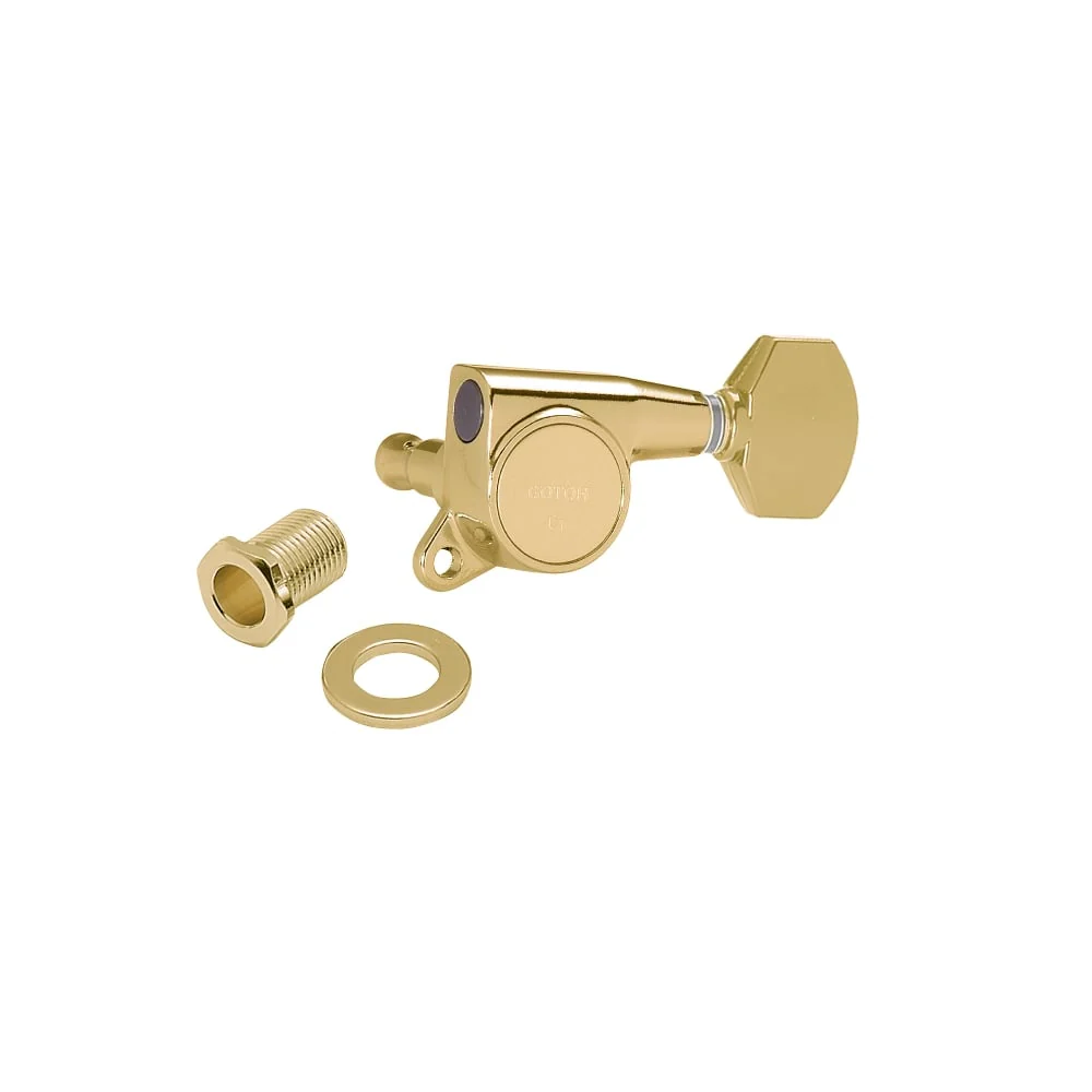 SG381 Series 6 In Line with Straight-Sided Mini Buttons 16:1 Gear Ratio Tuning Machines - Image 5