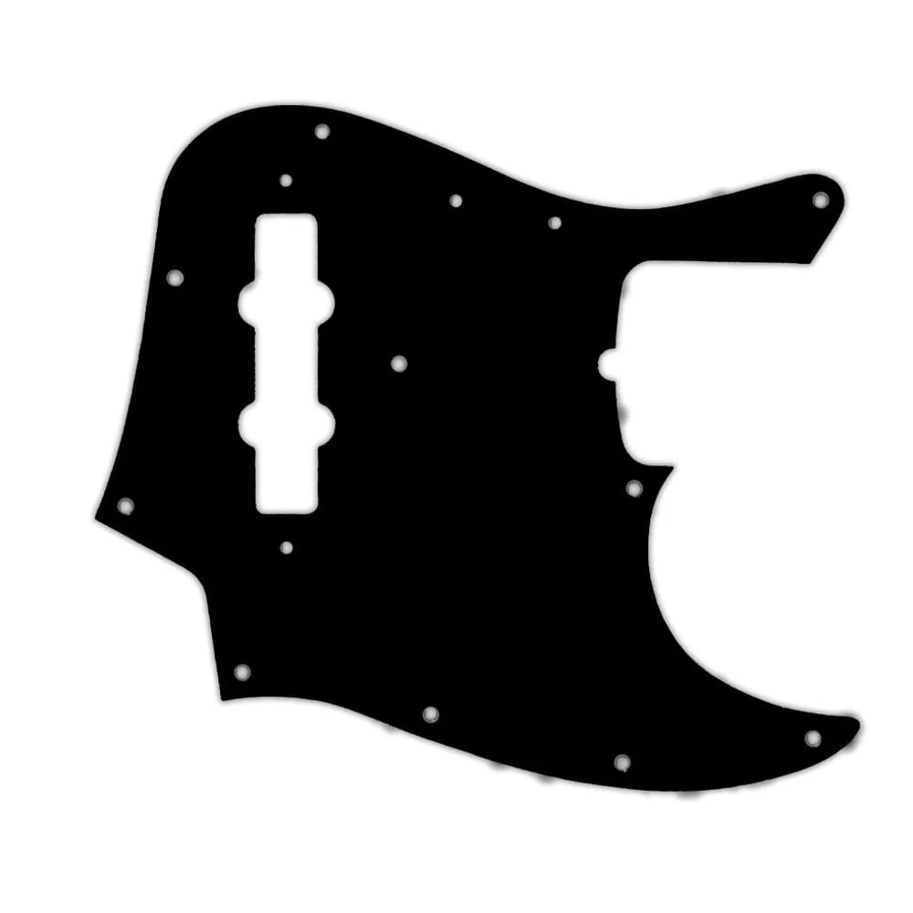 50th Anniversary Jazz Bass - Thin Shiny Black .060" / 1.52mm Thickness, No Bevelled Edge