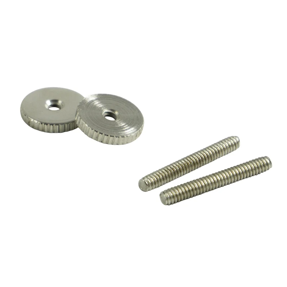 ABR-1 Post and Thumbwheel Set Vintage Steel Heavy Knurl (US Made) - Image 3
