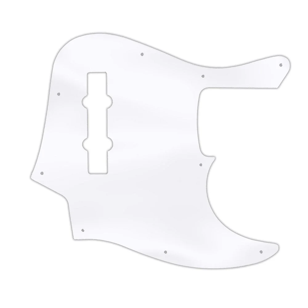 American Elite Jazz Bass 4 String - Clear Acrylic Thick