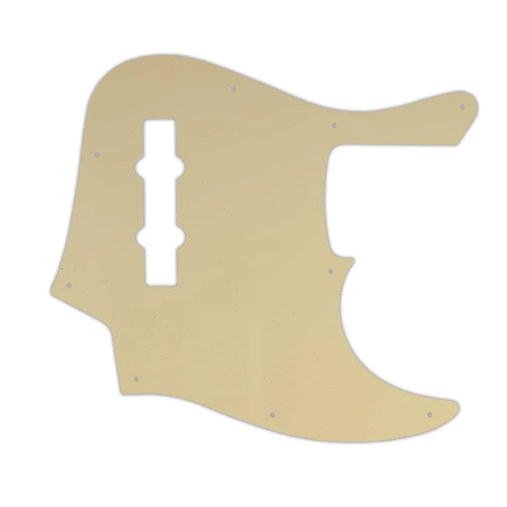 American Elite Jazz Bass 4 String - Cream Black Cream