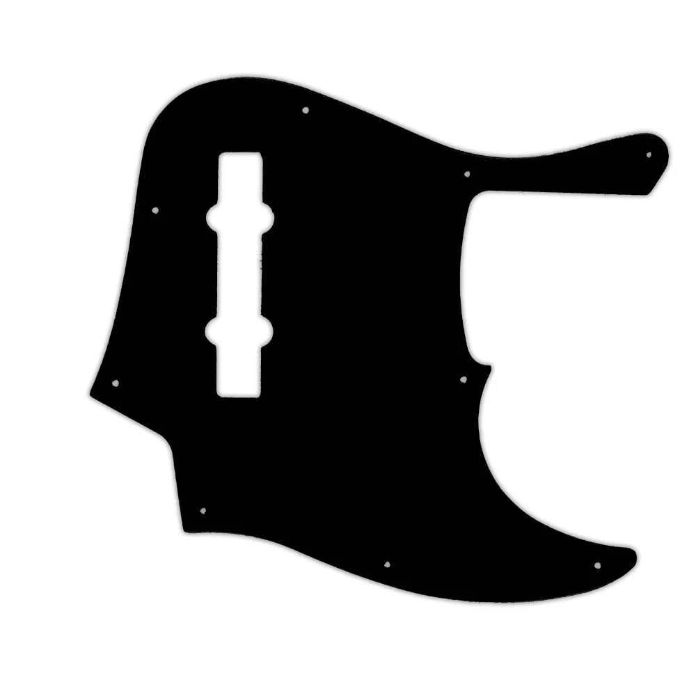 American Elite Jazz Bass 5 String - Black Cream Black Cream Black 5 ply