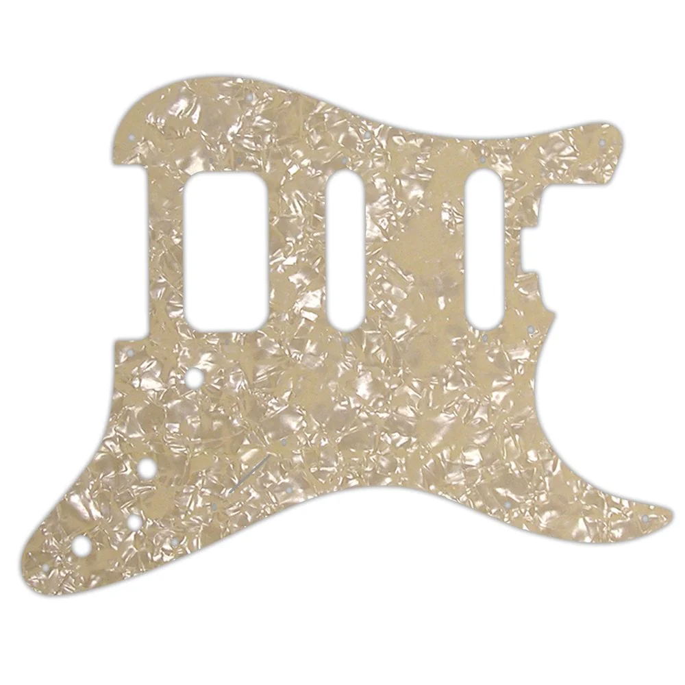American Elite Stratocaster HSS - Cream Pearl C/B/C Lamination