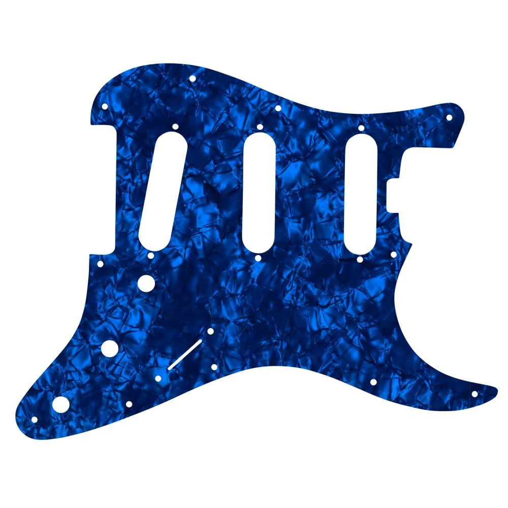 American Elite Stratocaster SSS - Dark Blue Pearl Black/White/Black Lamination