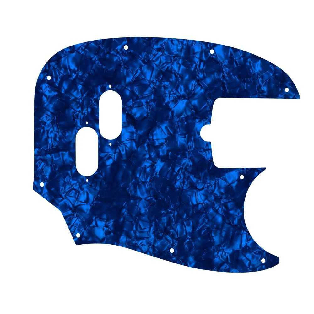 American Performer Mustang Bass - Dark Blue Pearl Black/White/Black Lamination
