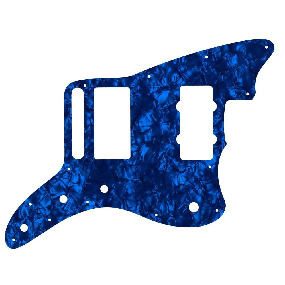 Blacktop Series Jazzmaster - Dark Blue Pearl Black/White/Black Lamination
