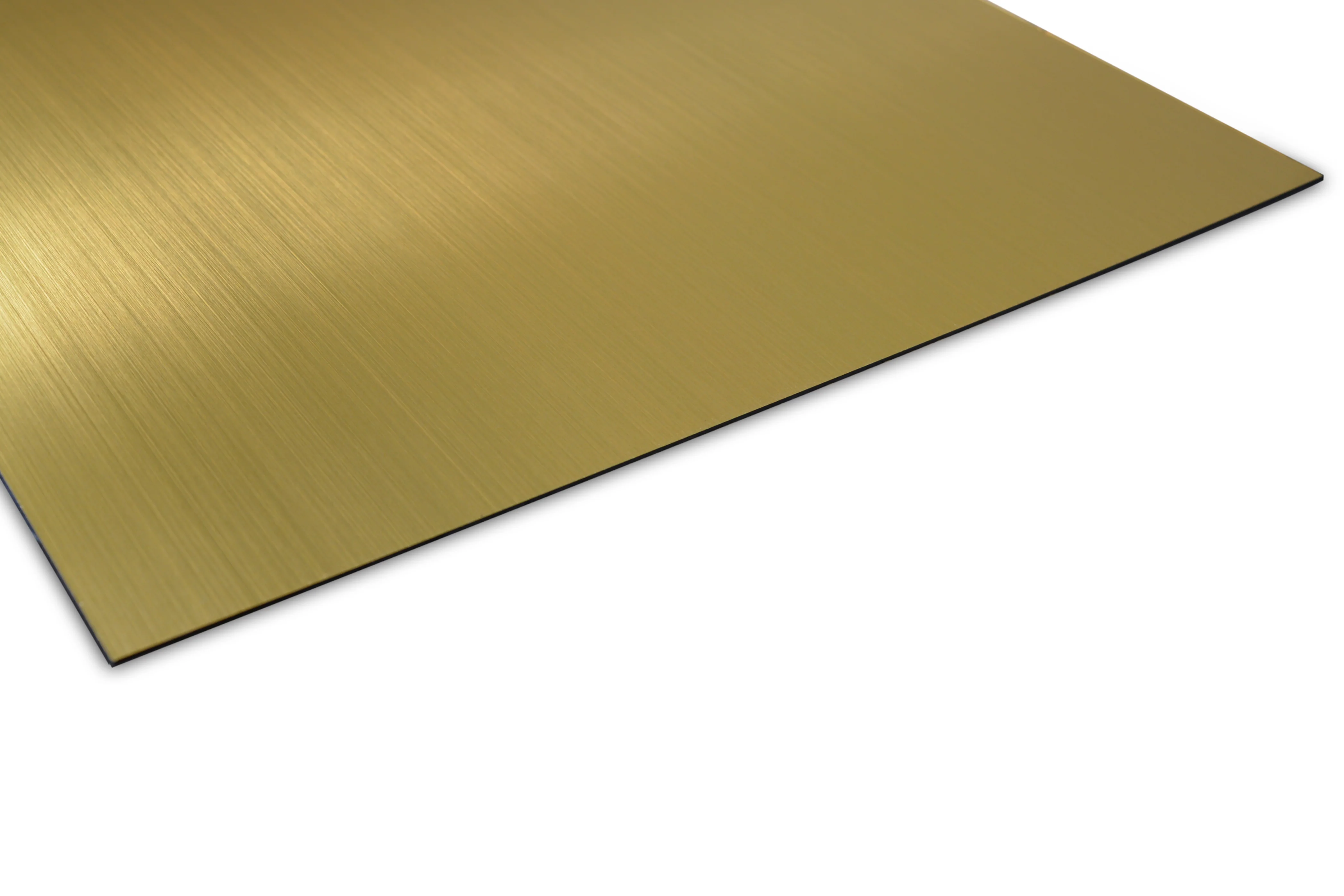 Brushed Gold (SIMULATED) Thin Blank Sheet 400mm x 300mm x 1.3mm - Image 2