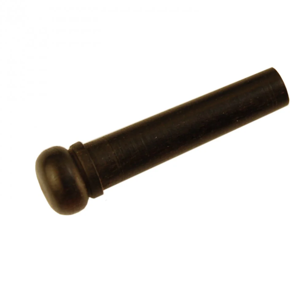 Ebony Bridge Pins, Slotted - Bag of 6 - Image 3