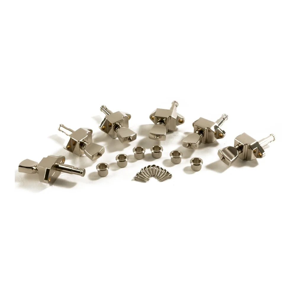 Firebird 6 In Line Treble Set Of Banjo Tuners with Metal Keystone Buttons - Image 3