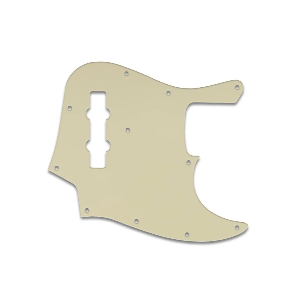 Geddy Lee Jazz Bass Signature Model - Parchment/Black/Parchment - Image 2