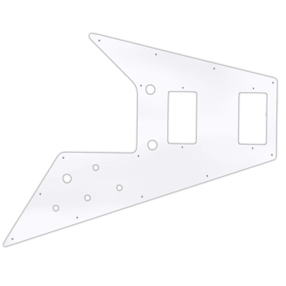 Gibson Flying V '1989 to Present' '67 Reissue Model - Clear Acrylic Thick