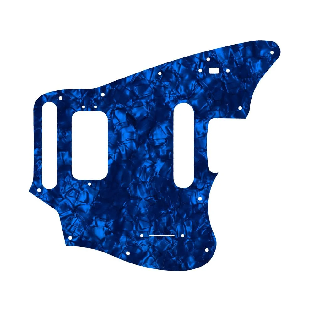 Jaguar 2018-Present Made In Mexico Player Series - Dark Blue Pearl Black/White/Black Lamination