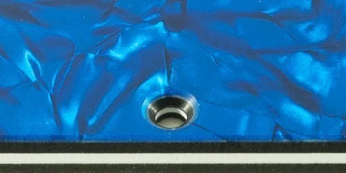 Jazz Bass American Deluxe 4 String (21 fret) - Dark Blue Pearl - Image 2