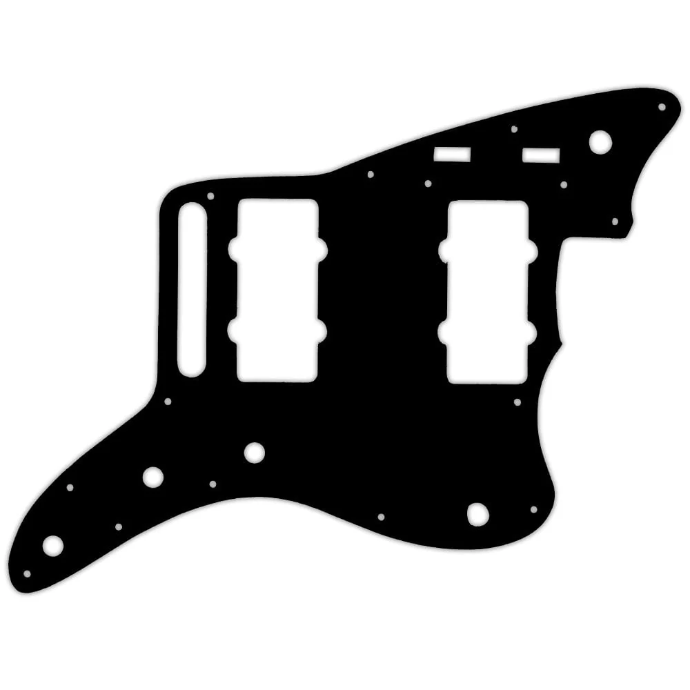 Jazzmaster 2014-2019 Made In Mexico Troy Van Leeuwen  - Black Cream Black Cream Black 5 ply