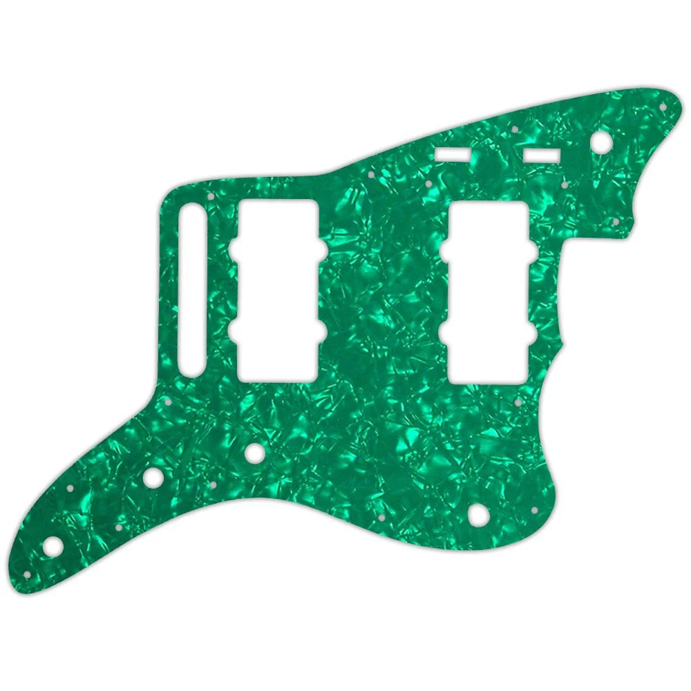 Jazzmaster 2014-2019 Made In Mexico Troy Van Leeuwen - Green Pearl W/B/W Lamination