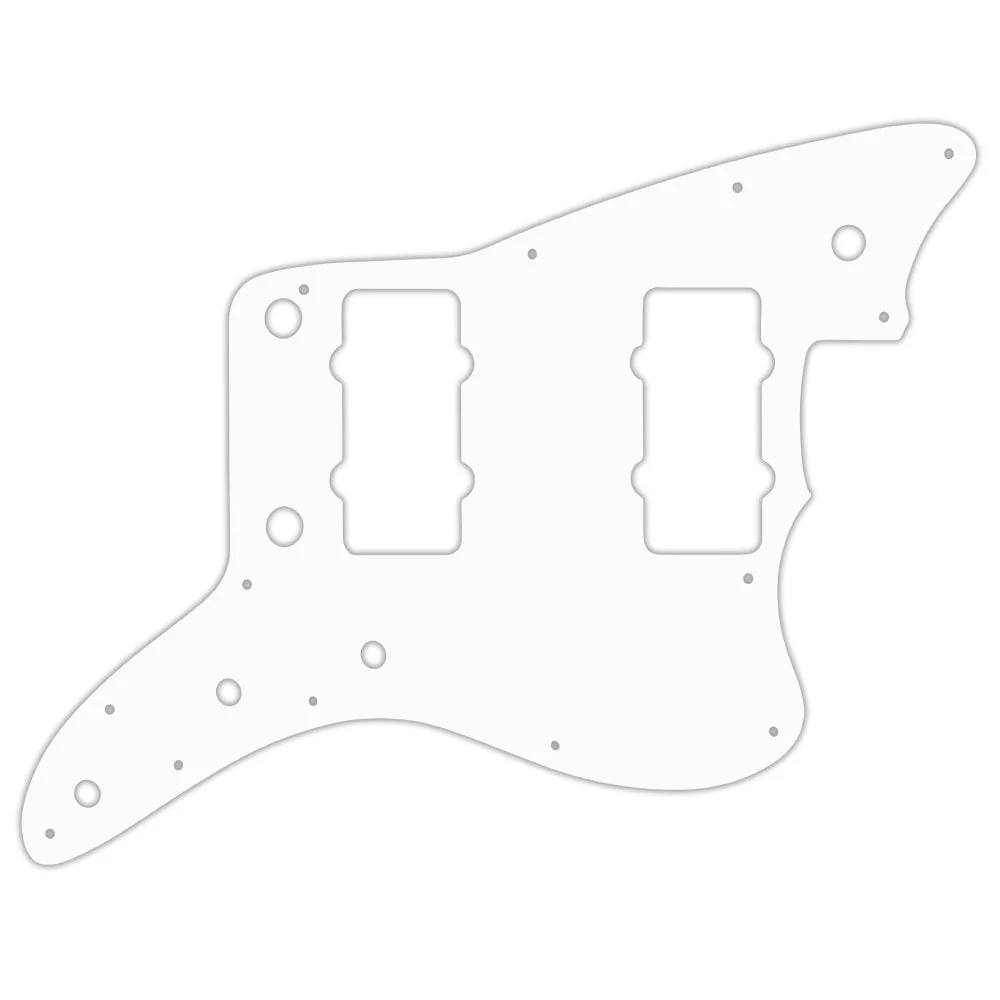 Jazzmaster American Professional - Thin Shiny White .060" / 1.52mm Thickness, No Bevelled Edge