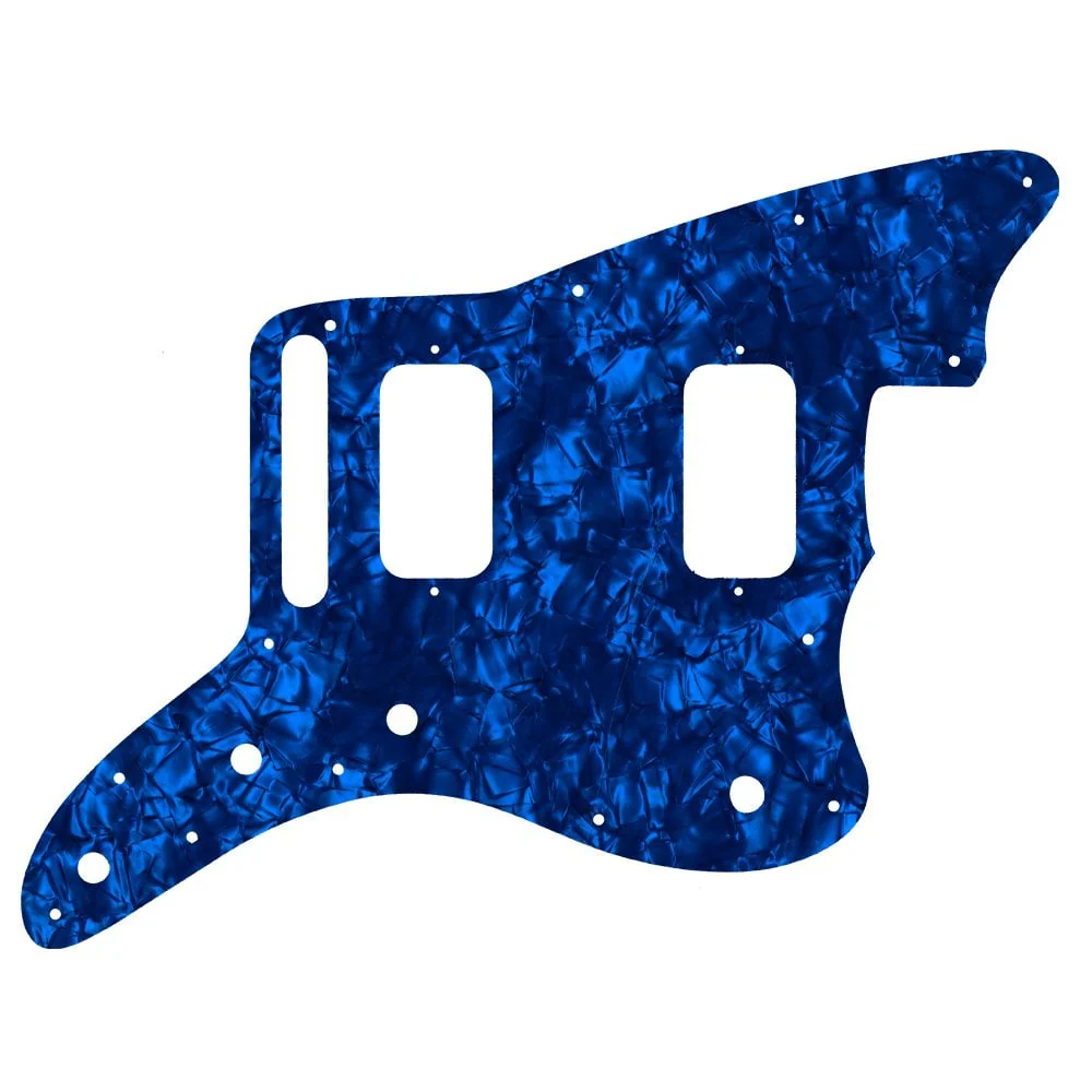 Jazzmaster HH - Dark Blue Pearl Black/White/Black Lamination
