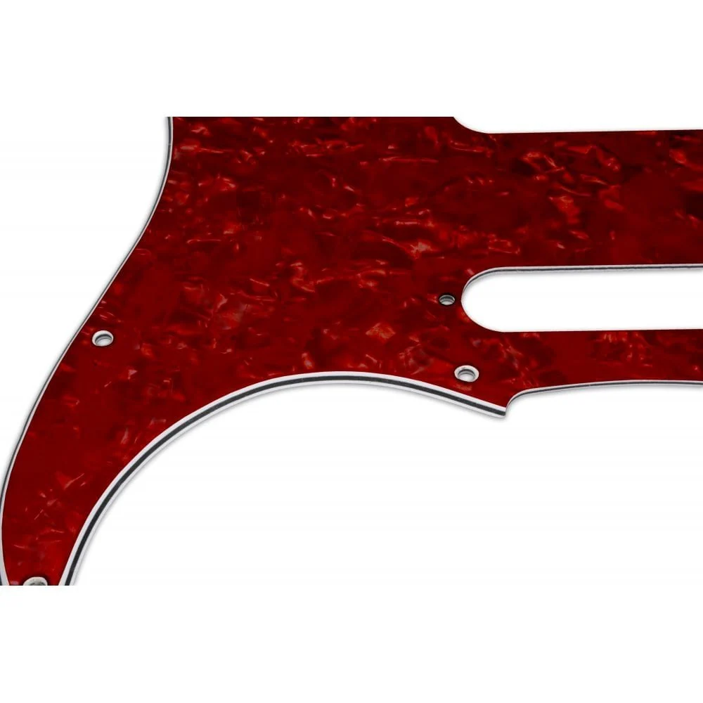 Jim Root Strat - Red Pearl White/Black/White 3 ply Lamination - Image 2