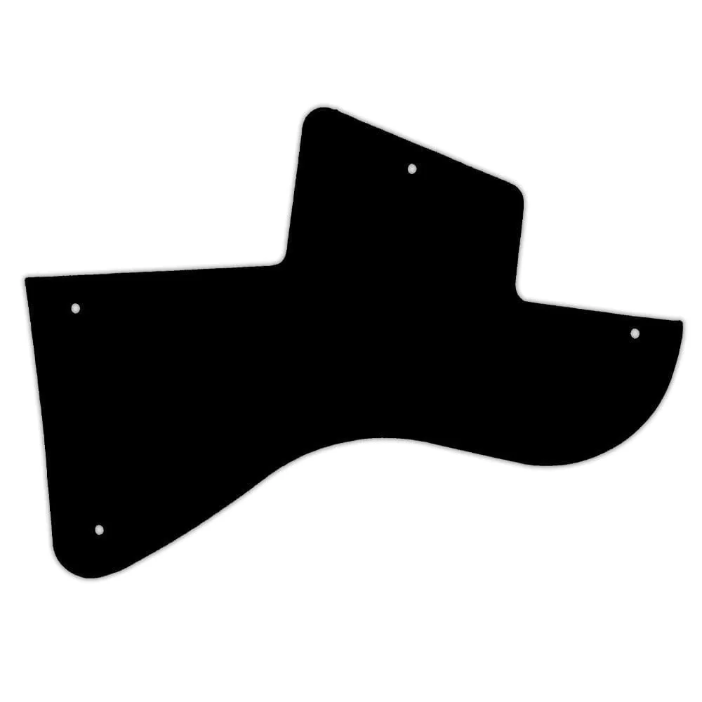 Les Paul Junior Special Humbucker - Thin Shiny Black .060" / 1.52mm Thickness, No Bevelled Edge