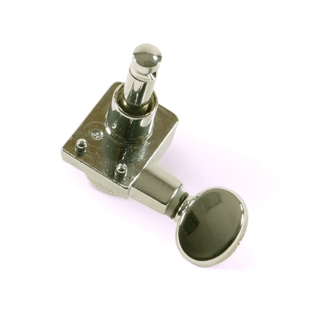 Locking Tuners For Fender USA Standards, 6 In Line - Oval Metal Button 19:1 Gear Ratio - Image 10