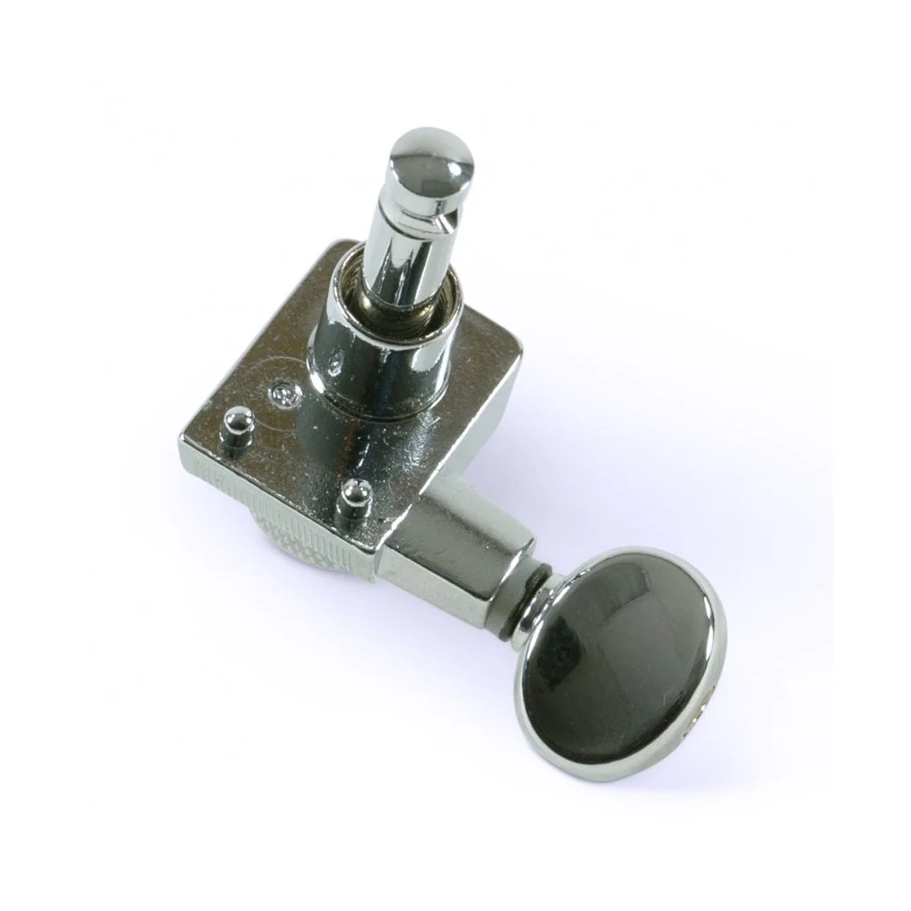 Locking Tuners For Fender USA Standards, 6 In Line - Oval Metal Button 19:1 Gear Ratio - Image 6