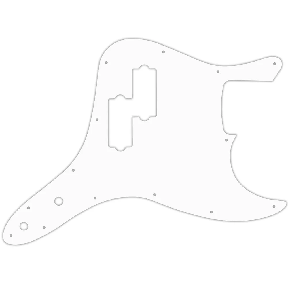 Mark Hoppus Jazz Bass - Thin Shiny White .060" / 1.52mm Thickness, No Bevelled Edge - Image 3