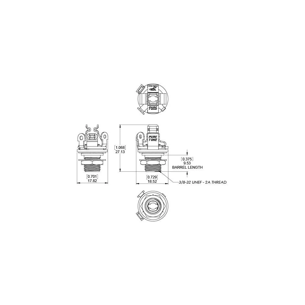 Multi-Contact 1/4" Output Jack Socket - Image 4