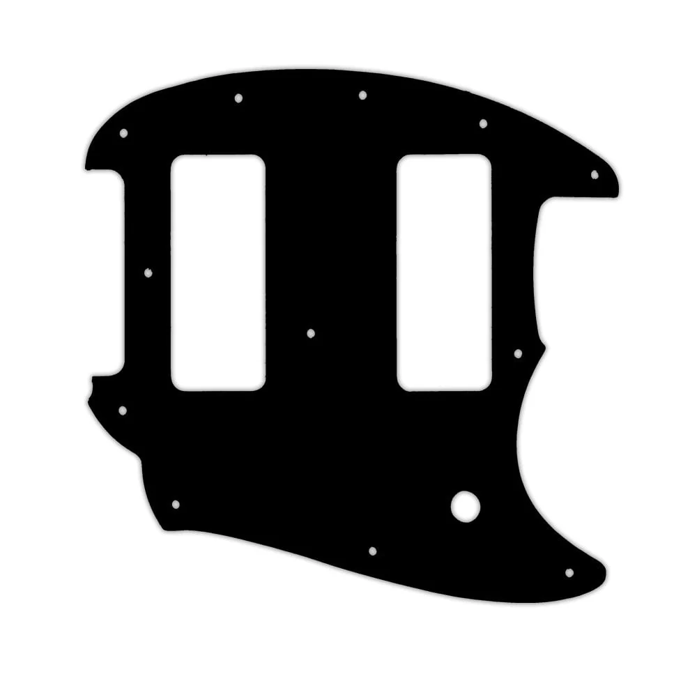 OffSet Series Mustang - Solid Shiny Black .090" / 2.29mm thick, with bevelled edge