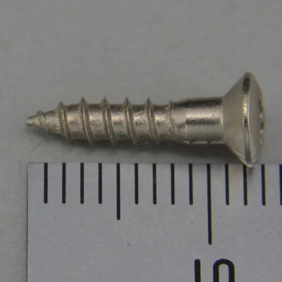 Pickguard screws for Fender Japan metric Nickel Vintage style (12) - Image 2
