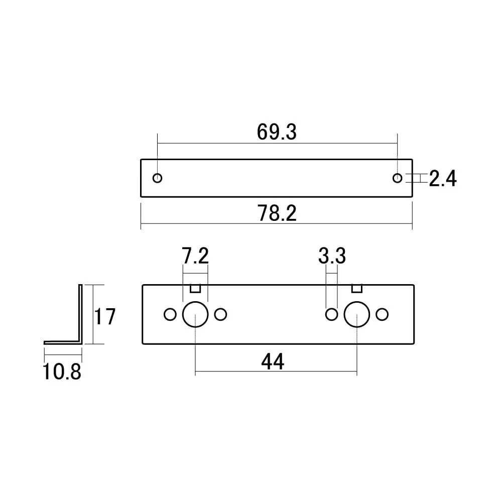 Potentiometer Bar Bracket For Fender Jazzmaster and Jaguar - Image 6