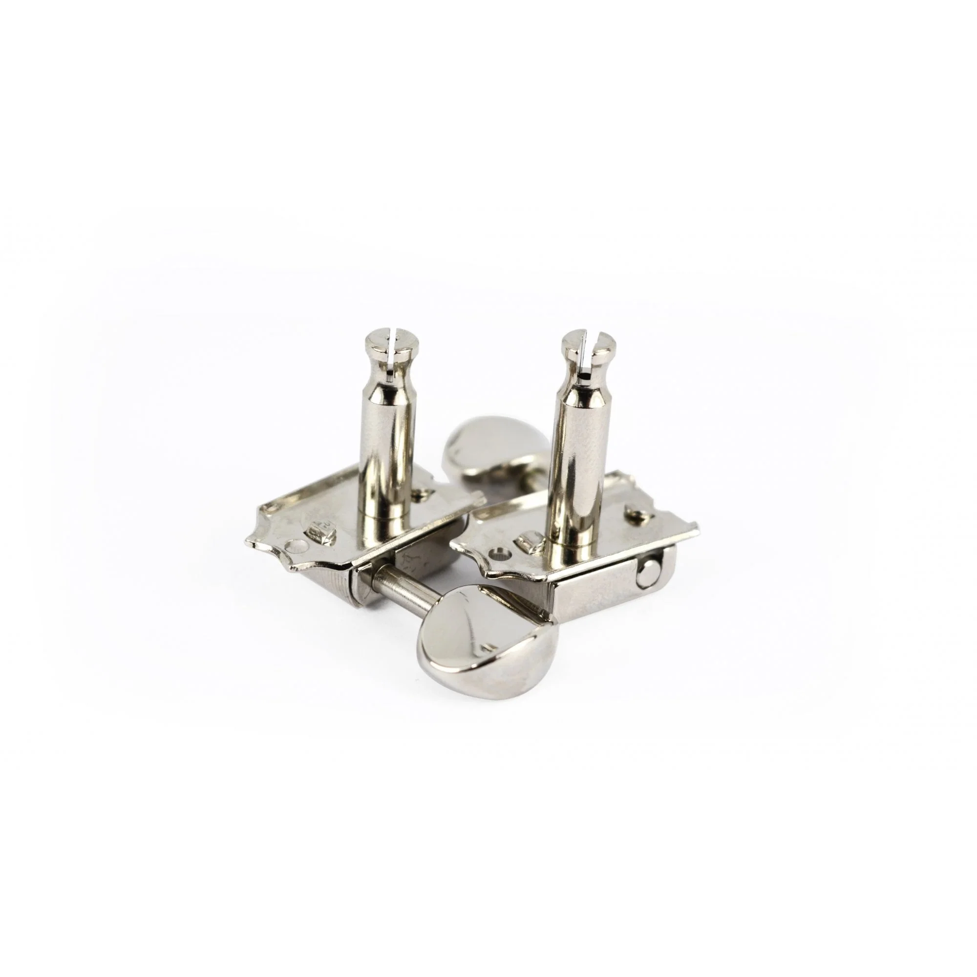 SD91 Staggered Post 6 In Line Vintage Style Machine Heads Nickel - Image 4