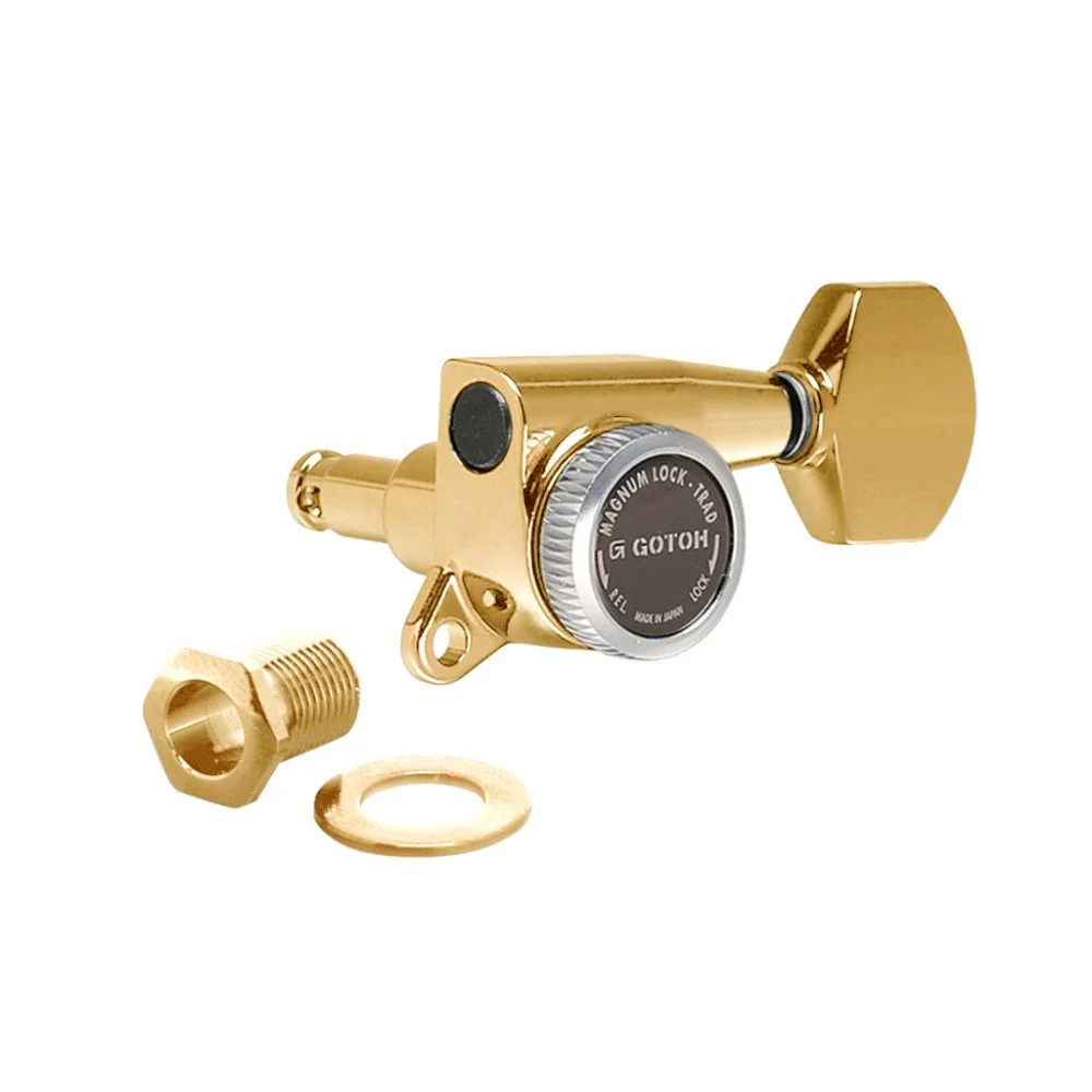 SG381 Magnum Lock Traditional Tuning Machines 3 Per Side, 07 Mini Buttons 16:1 Gear Ratio - Image 5