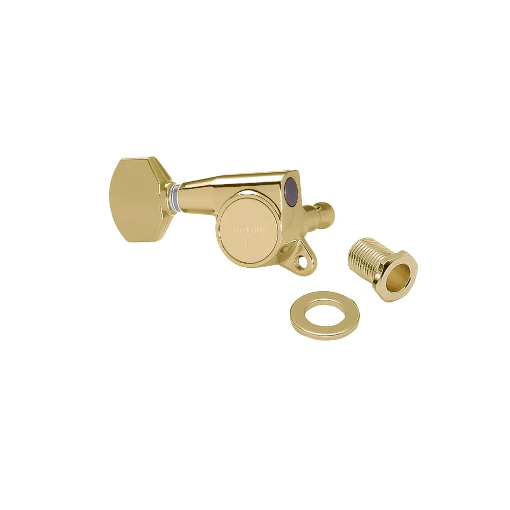 SG381 Series 6 In Line with Straight-Sided Mini Buttons 16:1 Gear Ratio Tuning Machines - Image 6