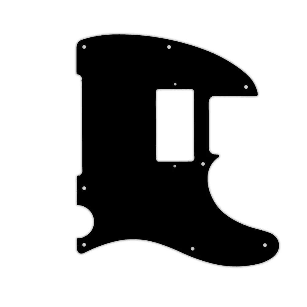 Squier By Fender John 5 Signature Telecaster - Matte Black .090" / 2.29mm thick, with bevelled edge.