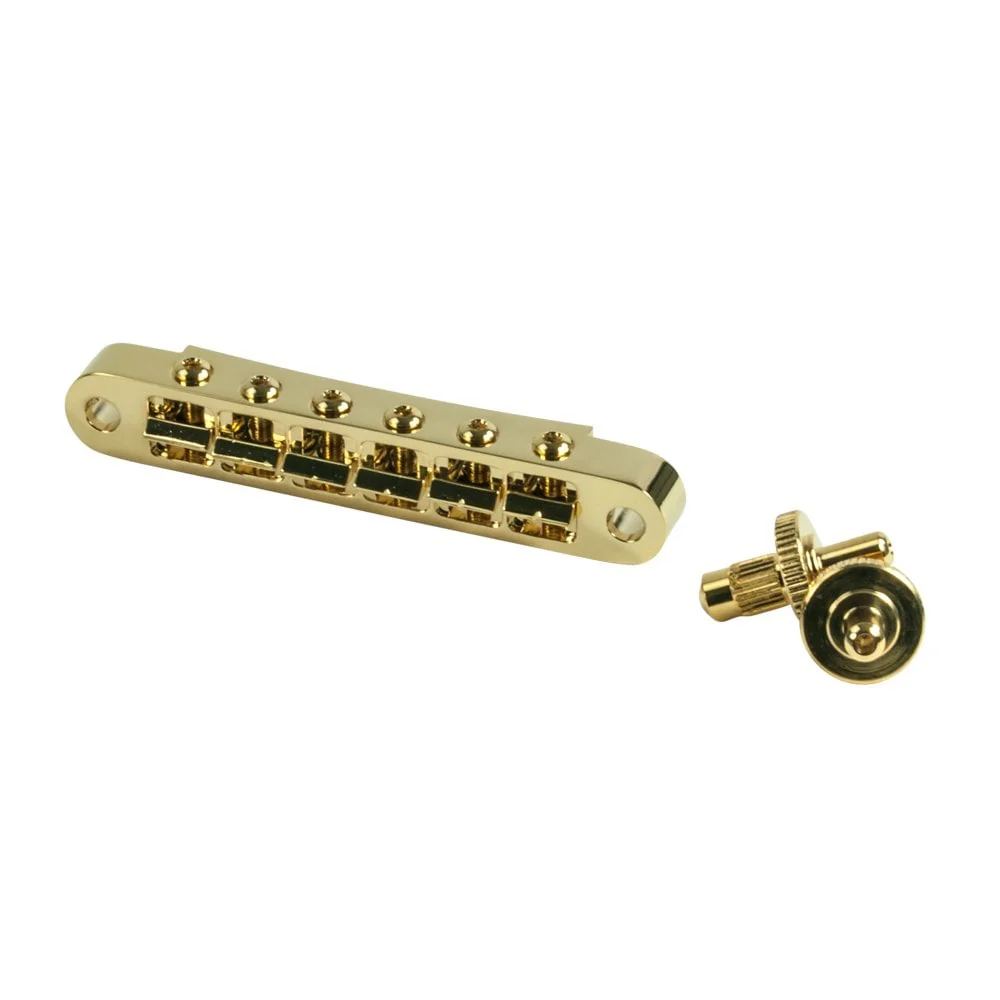 Standard Nashville Tune-o-matic Bridge Aluminium with string slots (U.S. Made) - Image 2