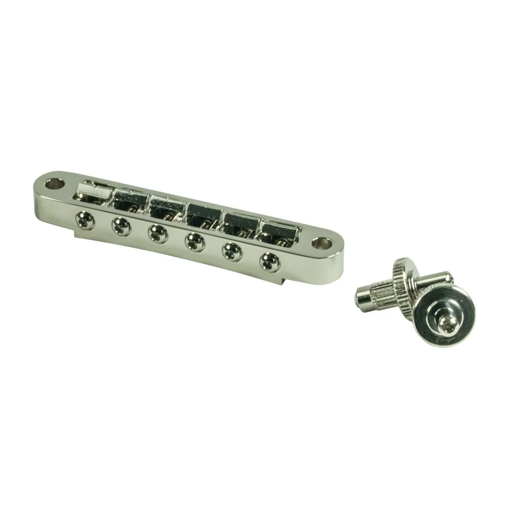 Standard Nashville Tune-o-matic Bridge Aluminium with string slots (U.S. Made) - Image 3