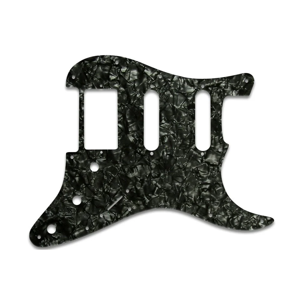 Strat Humbucker Single Single - Black Pearl/White/Black 3 Ply