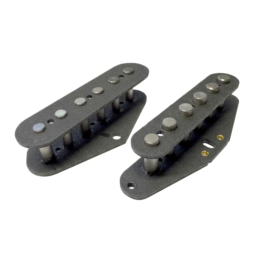 Tele Pre-built Pickup Bobbin With Bevelled and Magnetised Polepieces