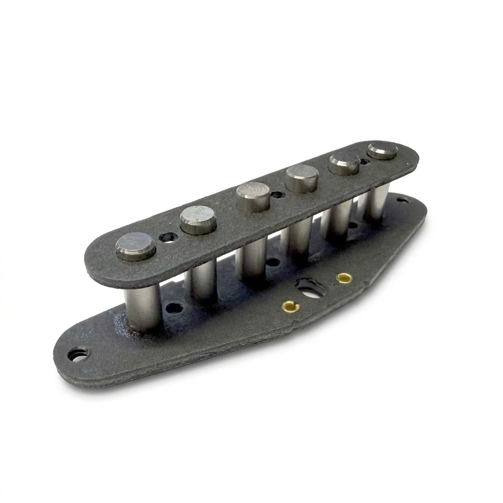 Tele Pre-built Pickup Bobbin With Bevelled and Magnetised Polepieces - Image 3