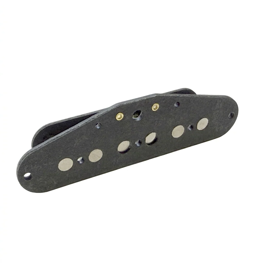 Strat Pre-built Pickup Bobbin With Staggered, Bevelled and Magnetised Polepieces - Image 2