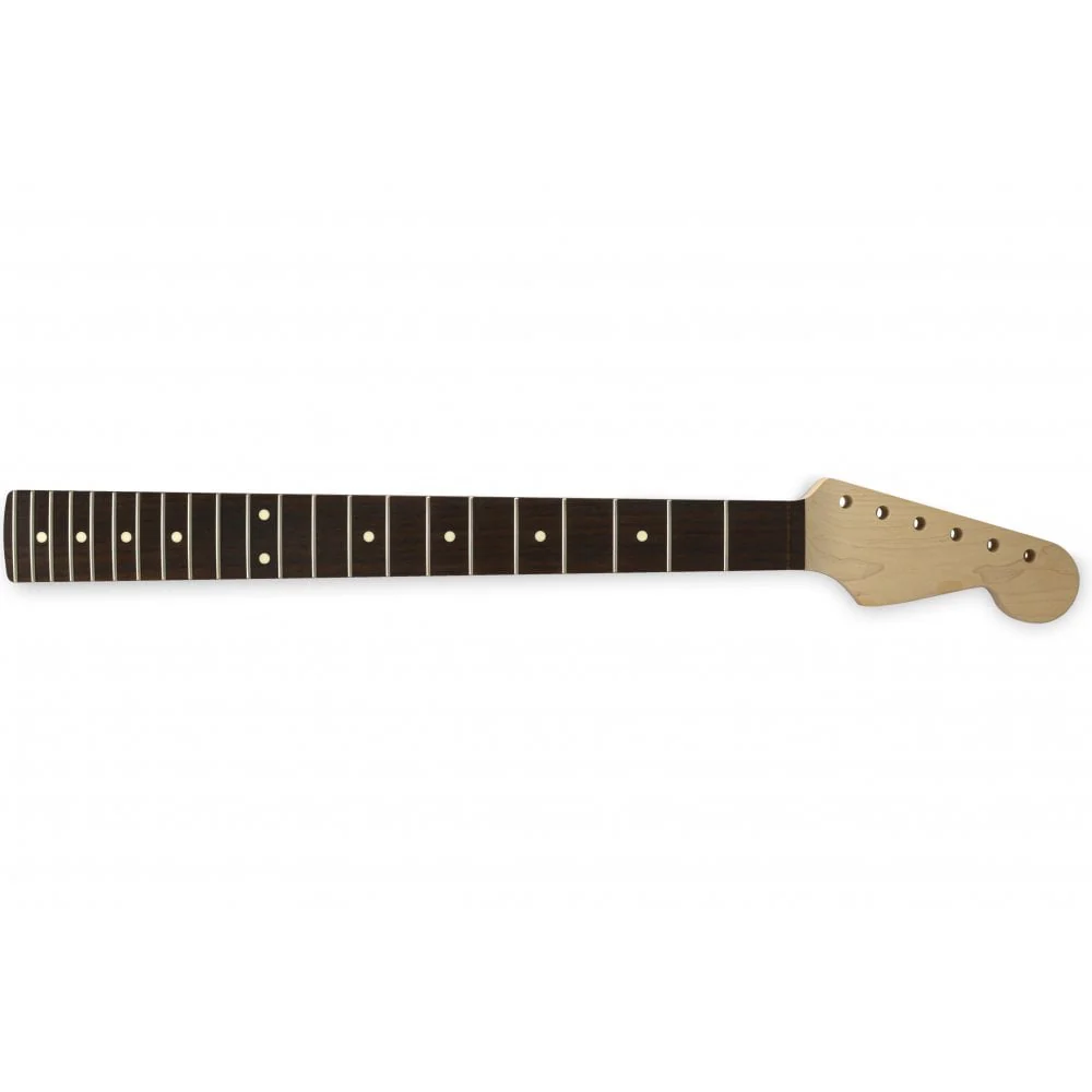 Stratocaster Replacement Contemporary Rosewood Replacement Neck Unfinished, 22 Fret